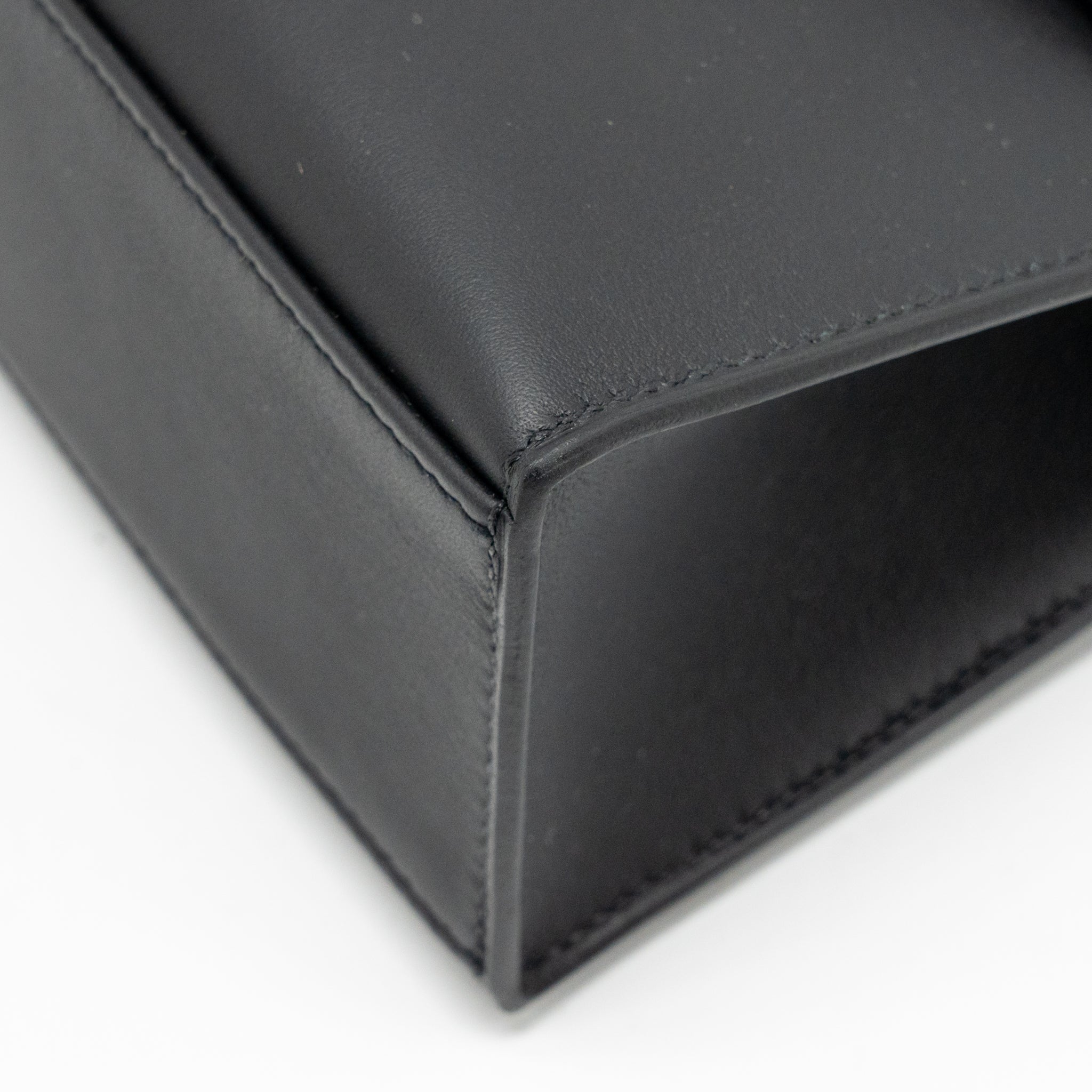 HERMES KELLY POCHETTE SWIFT BLACK SHW