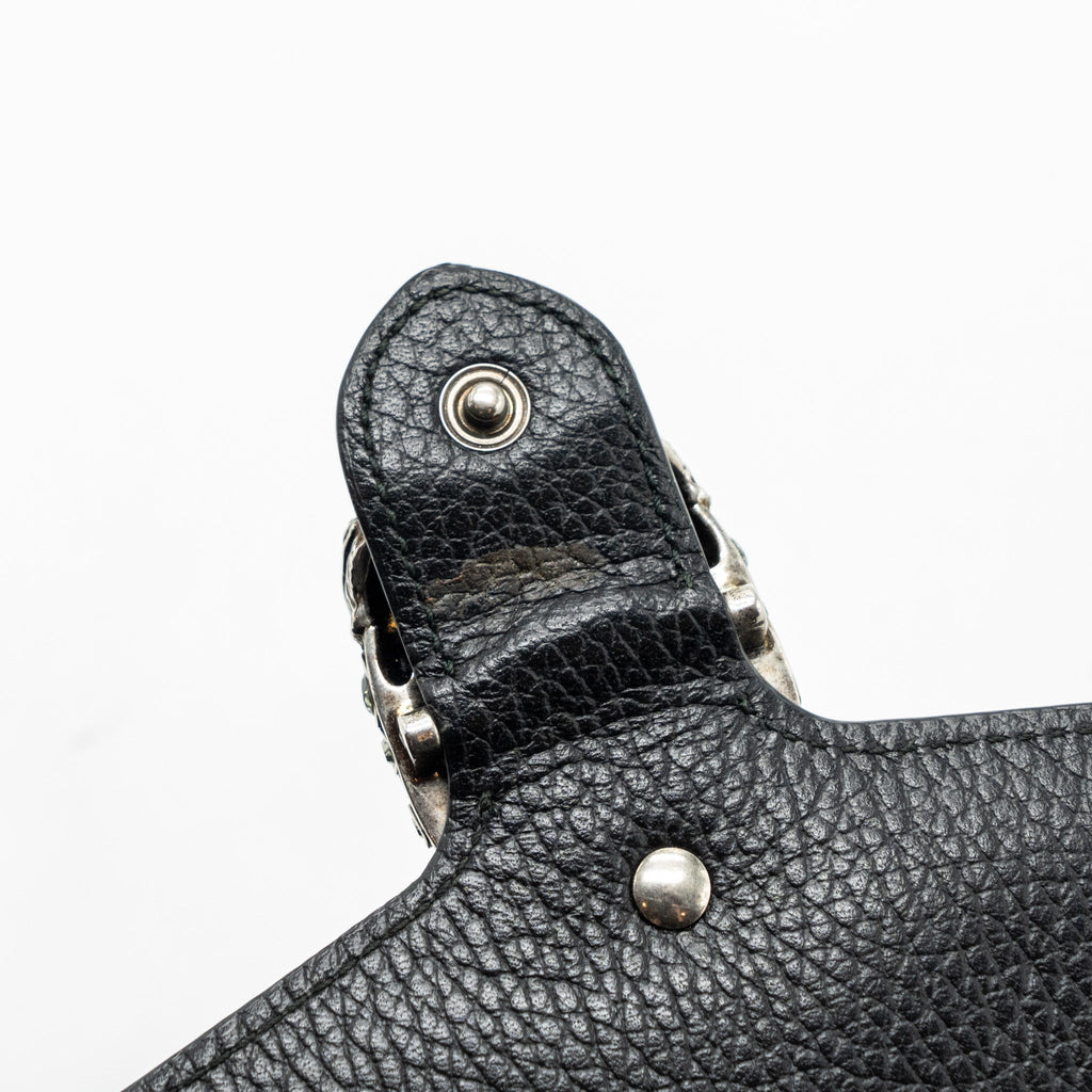 GUCCI DIONYSUS MINI CHAIN BAG CALFSKIN BLACK SHW