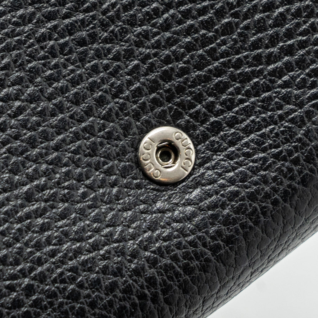 GUCCI DIONYSUS MINI CHAIN BAG CALFSKIN BLACK SHW