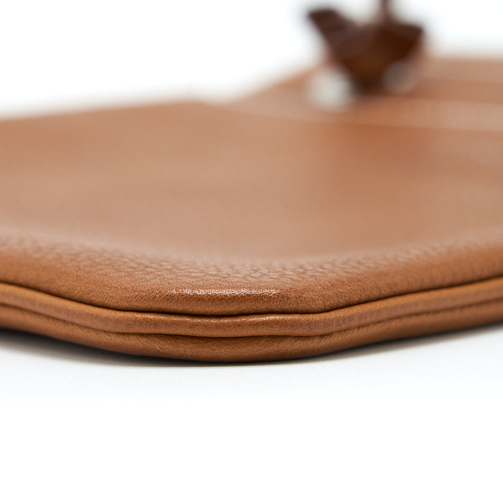 HERMES ALINE MINI WITH SHORT STRAP BARENIA FAUBOURG FAUVE SHW