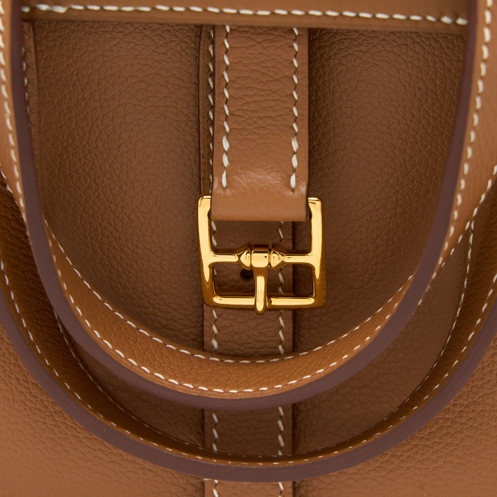 HERMES HALZAN 25 EVERCOLOR GOLD GHW