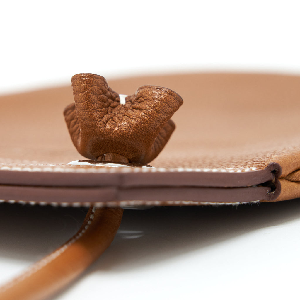 HERMES ALINE MINI WITH SHORT STRAP BARENIA FAUBOURG FAUVE SHW