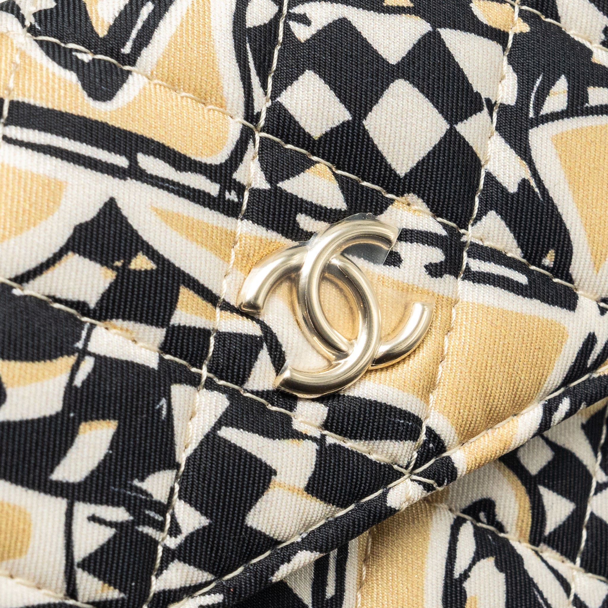 CHANEL MINI CLUTCH WITH CHAIN FABRIC MULTICOLOUR LGHW (MICROCHIP)