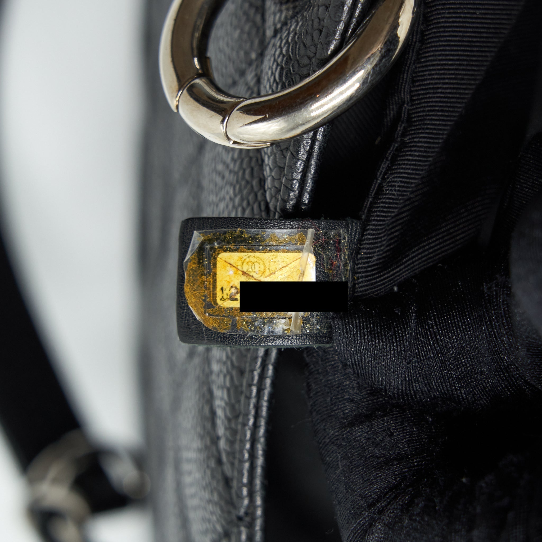 CHANEL GRAND SHOPPING TOTE/ GST CAVIAR BLACK SHW