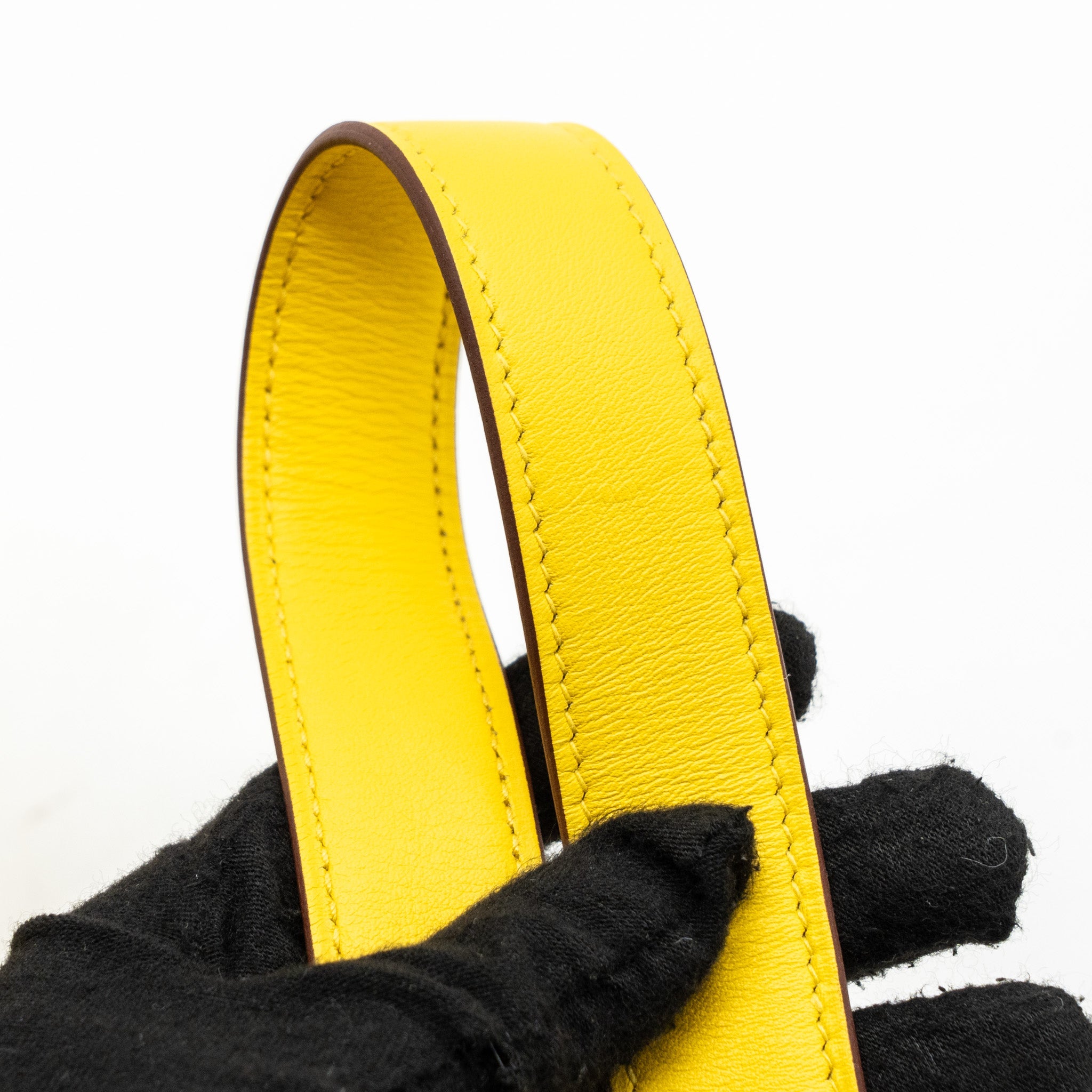 HERMES MINI LINDY SWIFT JAUNE DE NAPLES SHW