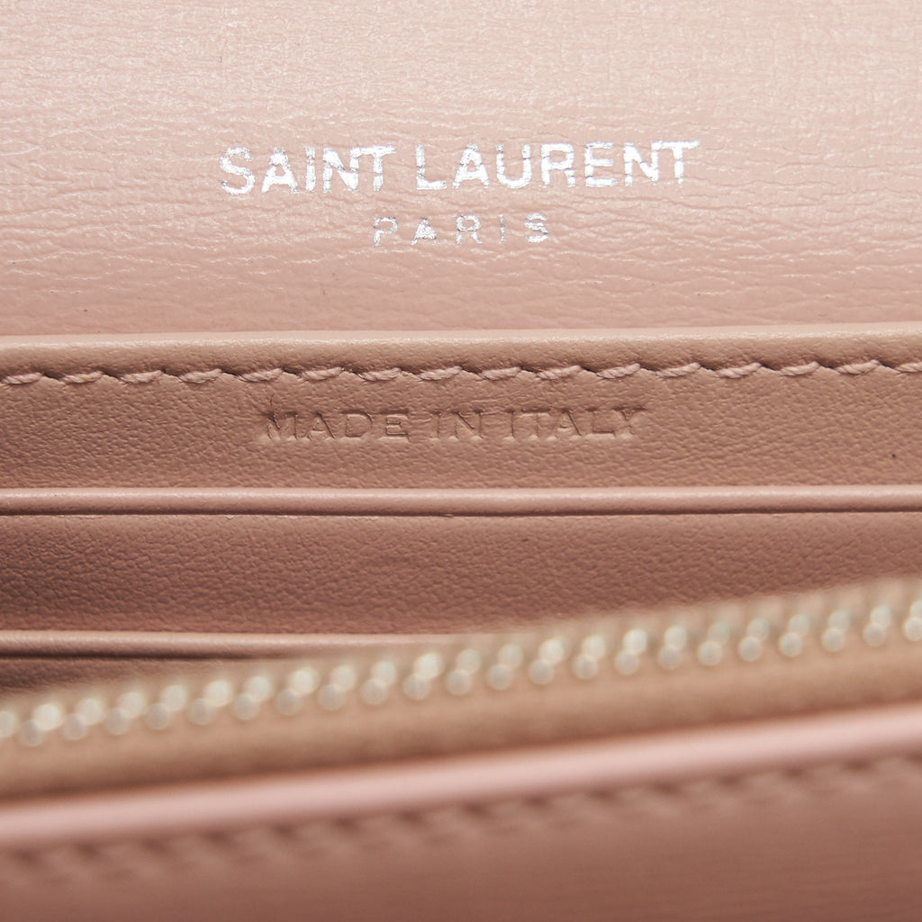 SAINT LAURENT / YSL SUNSET BAG IN PINK SHW