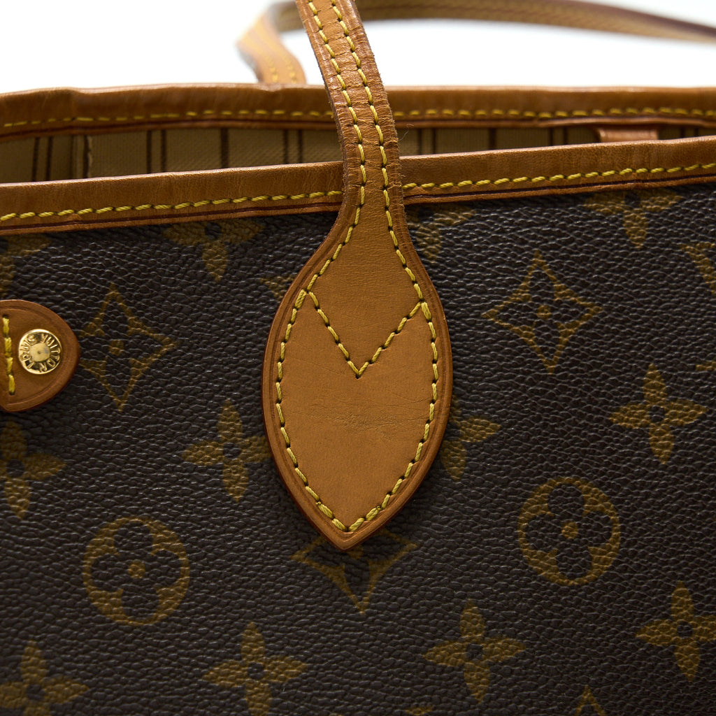 LOUIS VUITTON NEVERFULL PM MONOGRAM CANVAS GHW