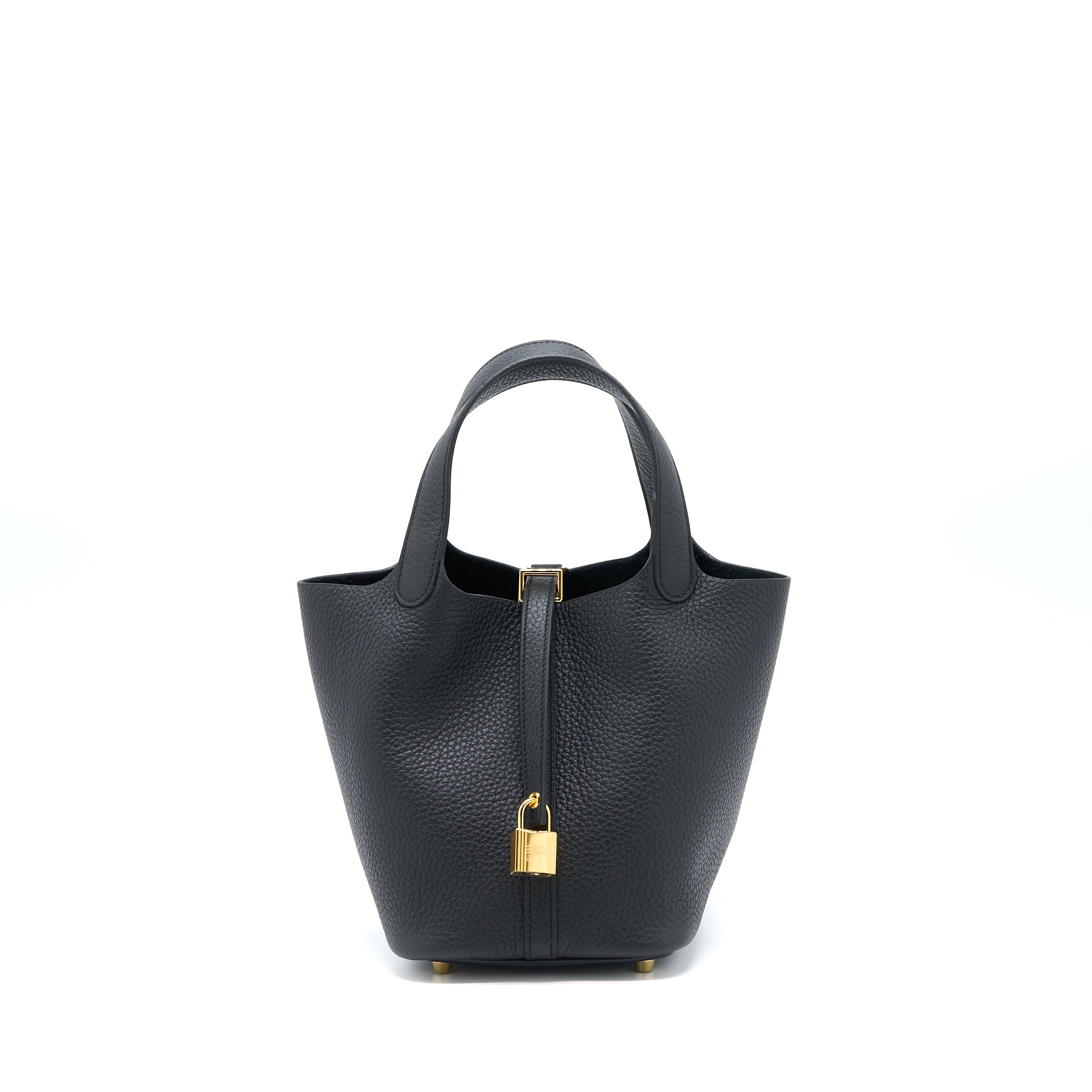 HERMES PICOTIN 18 CLEMENCE BLACK GHW