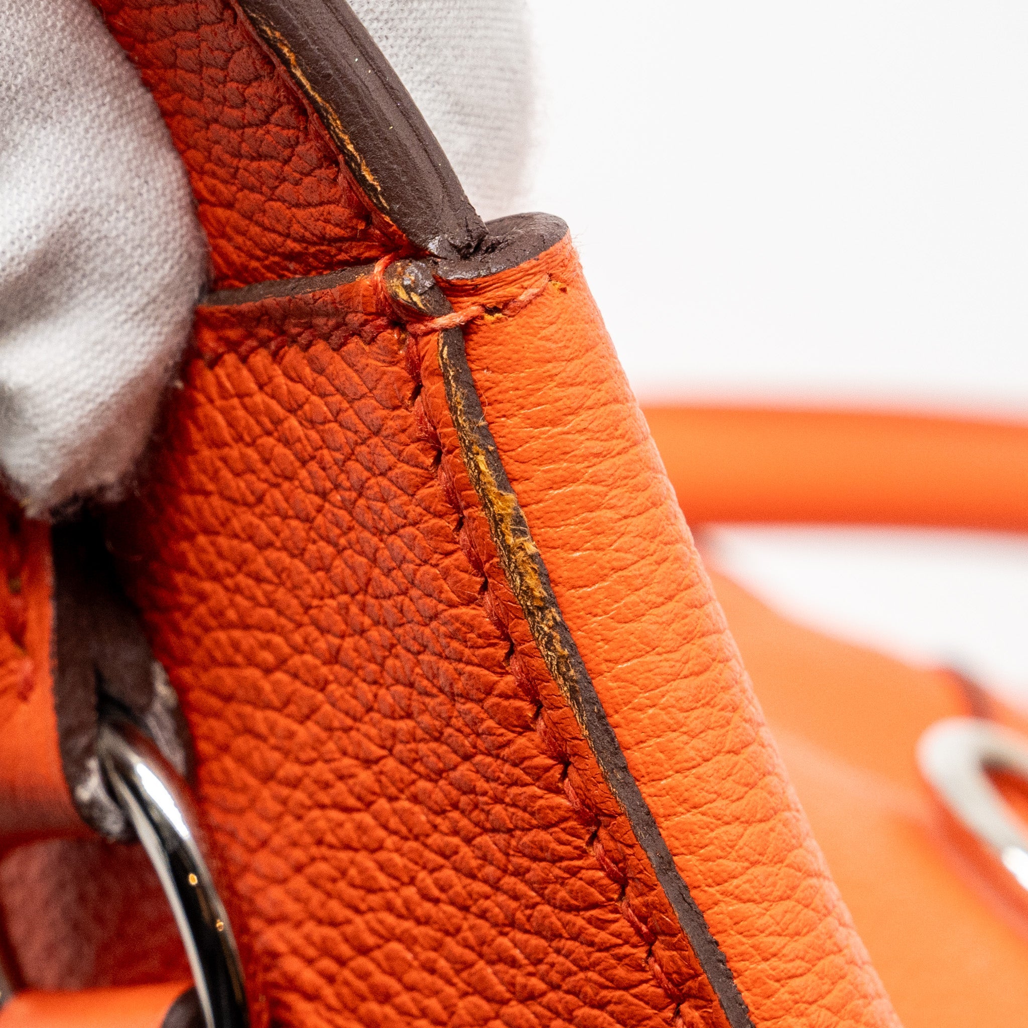 HERMES TOOL BOX 20 EVERCOLOR ORANGE POPPY/ BORDEAUX SHW