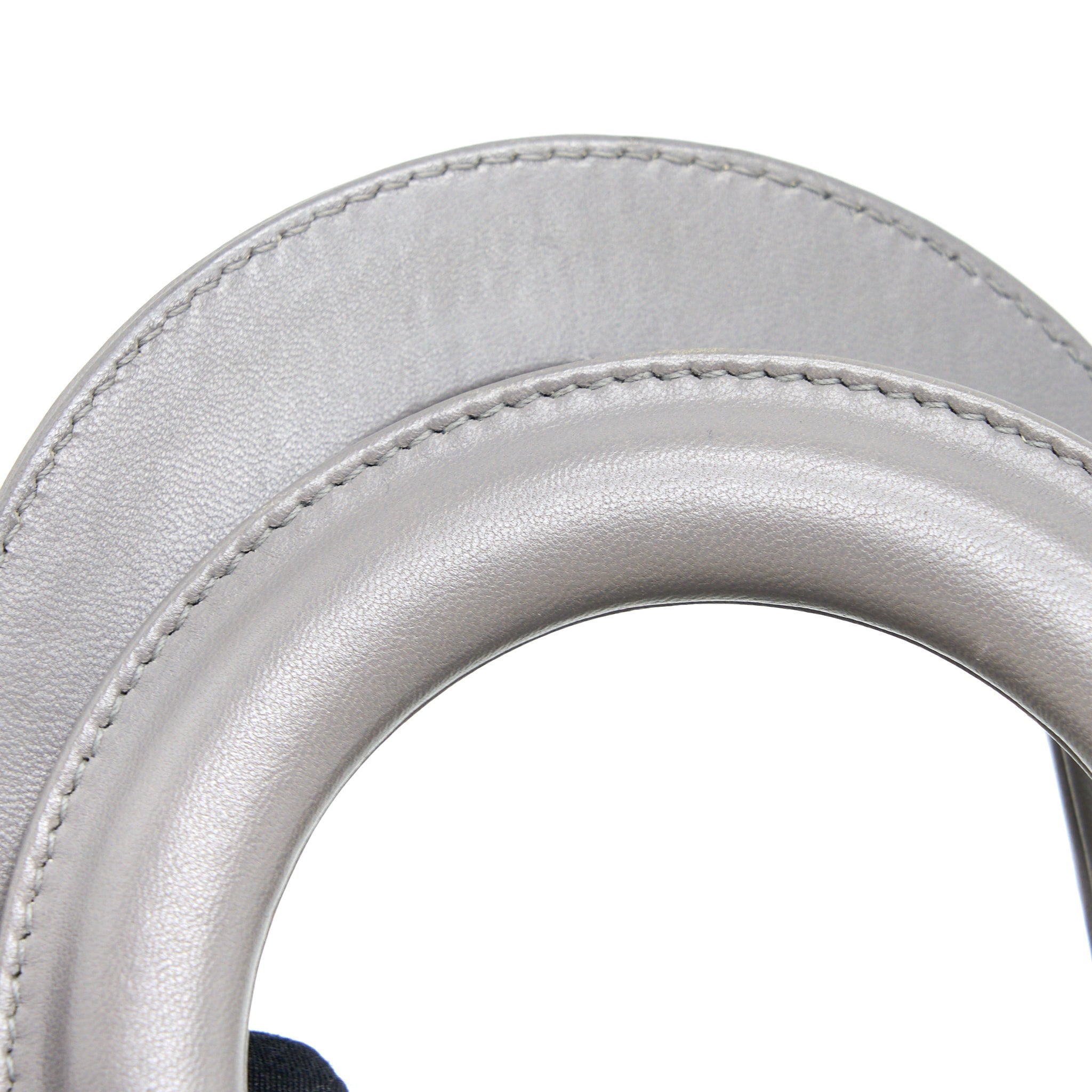 DIOR SMALL LADY DIOR MY ABCDIOR LAMBSKIN GREY LGHW