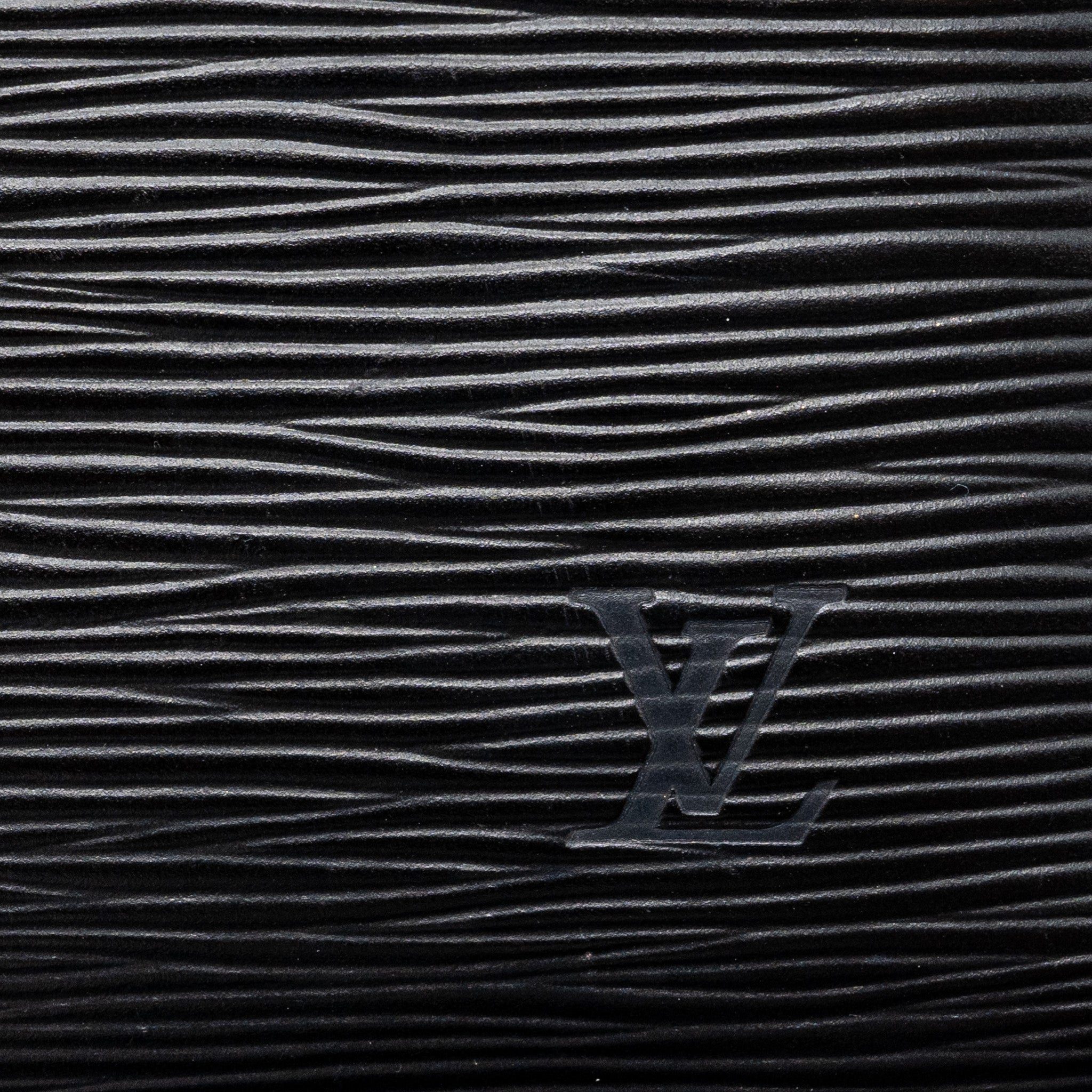 LOUIS VUITTON POCHETTE ACCESSORIES EPI LEATHER BLACK SHW