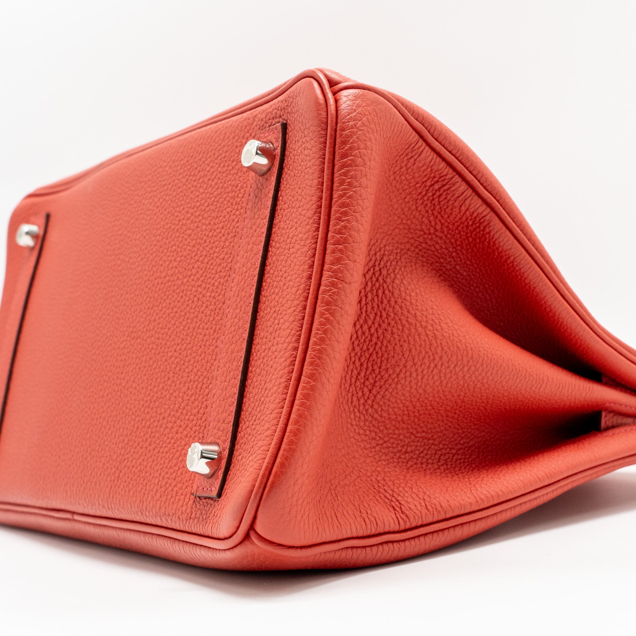 HERMES BIRKIN 30 TOGO ROUGE PIVOINE SHW