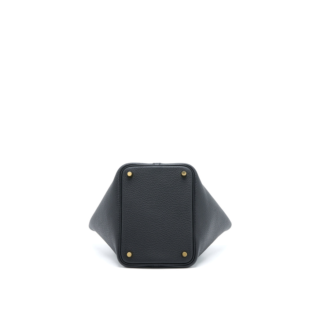 HERMES PICOTIN 18 CLEMENCE BLACK GHW
