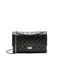 CHANEL 2.55 226 REISSUE DOUBLE FLAP BAG CALFSKIN BLACK SHW