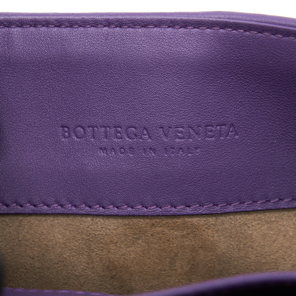 BOTTEGA VENETA OLYMPIA BAG IN PURPLE