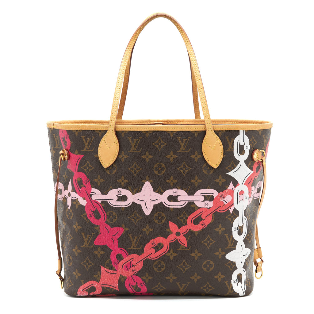 LOUIS VUITTON NEVERFULL MM SUMMER MONOGRAM BAY 2016