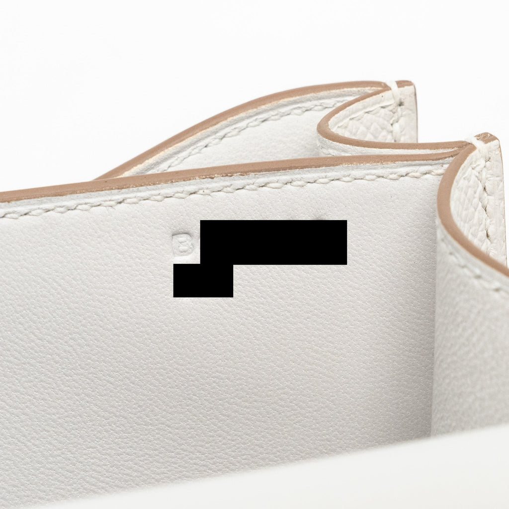HERMES MINI CONSTANCE EPSOM GRIS PALE GHW