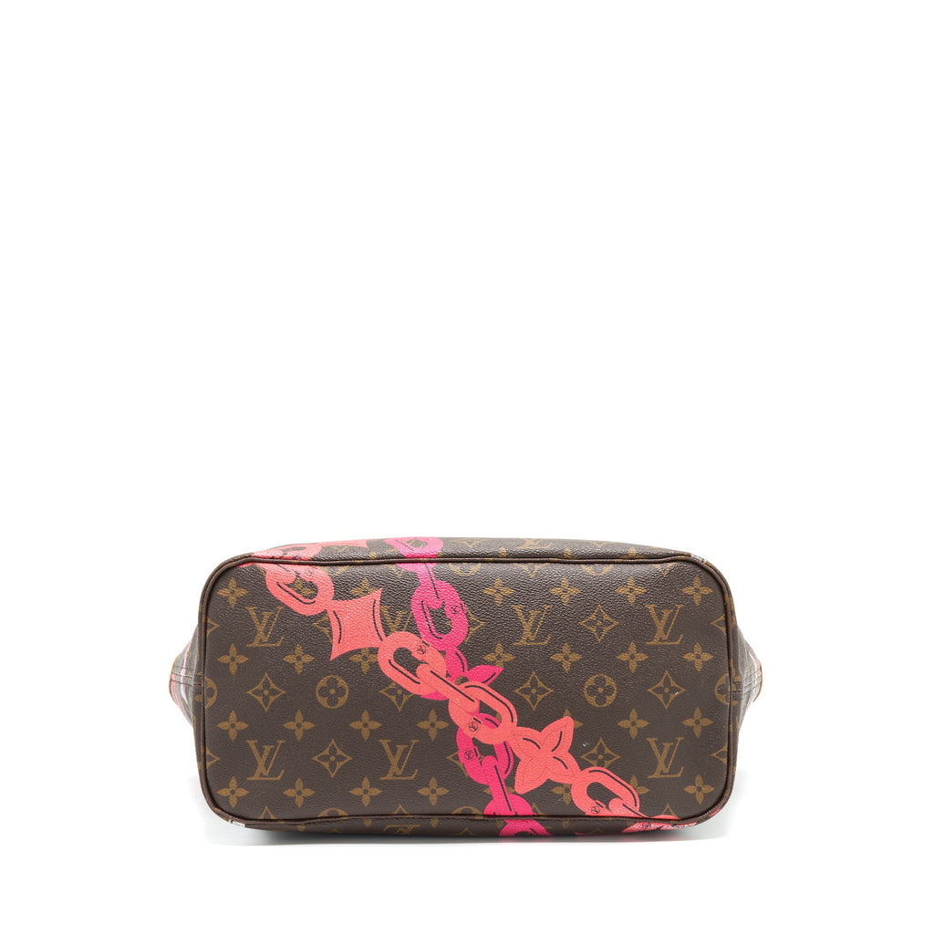 LOUIS VUITTON NEVERFULL MM SUMMER MONOGRAM BAY 2016