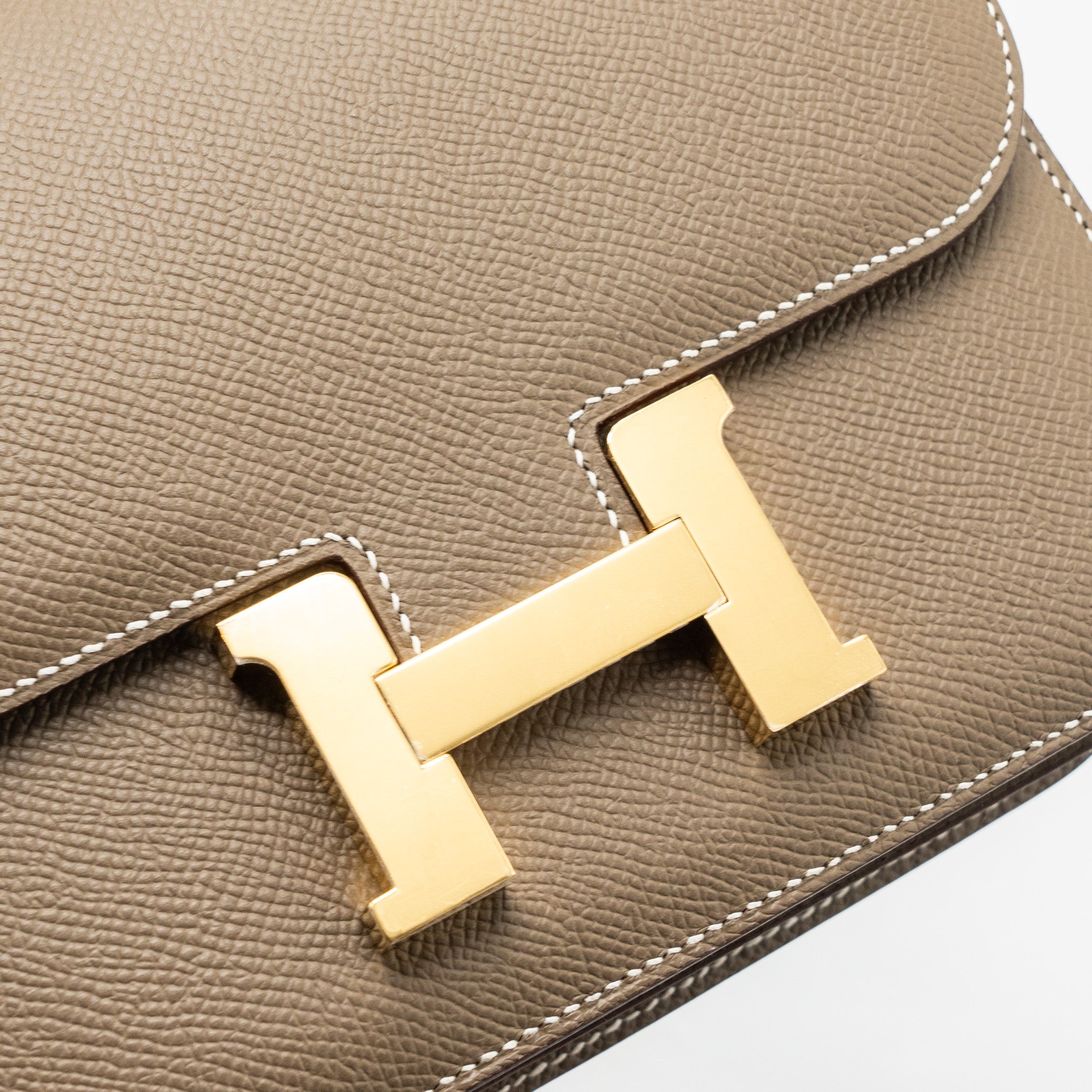 HERMES MINI CONSTANCE EPSOM ETOUPE GHW