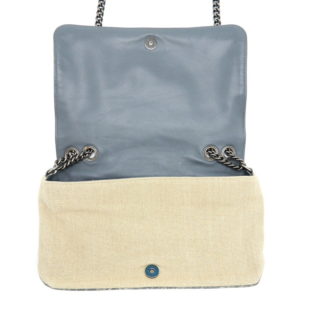 CHANEL GRAFFITI BAG FABRIC MULTICOLOUR RUTHENIUM SHW