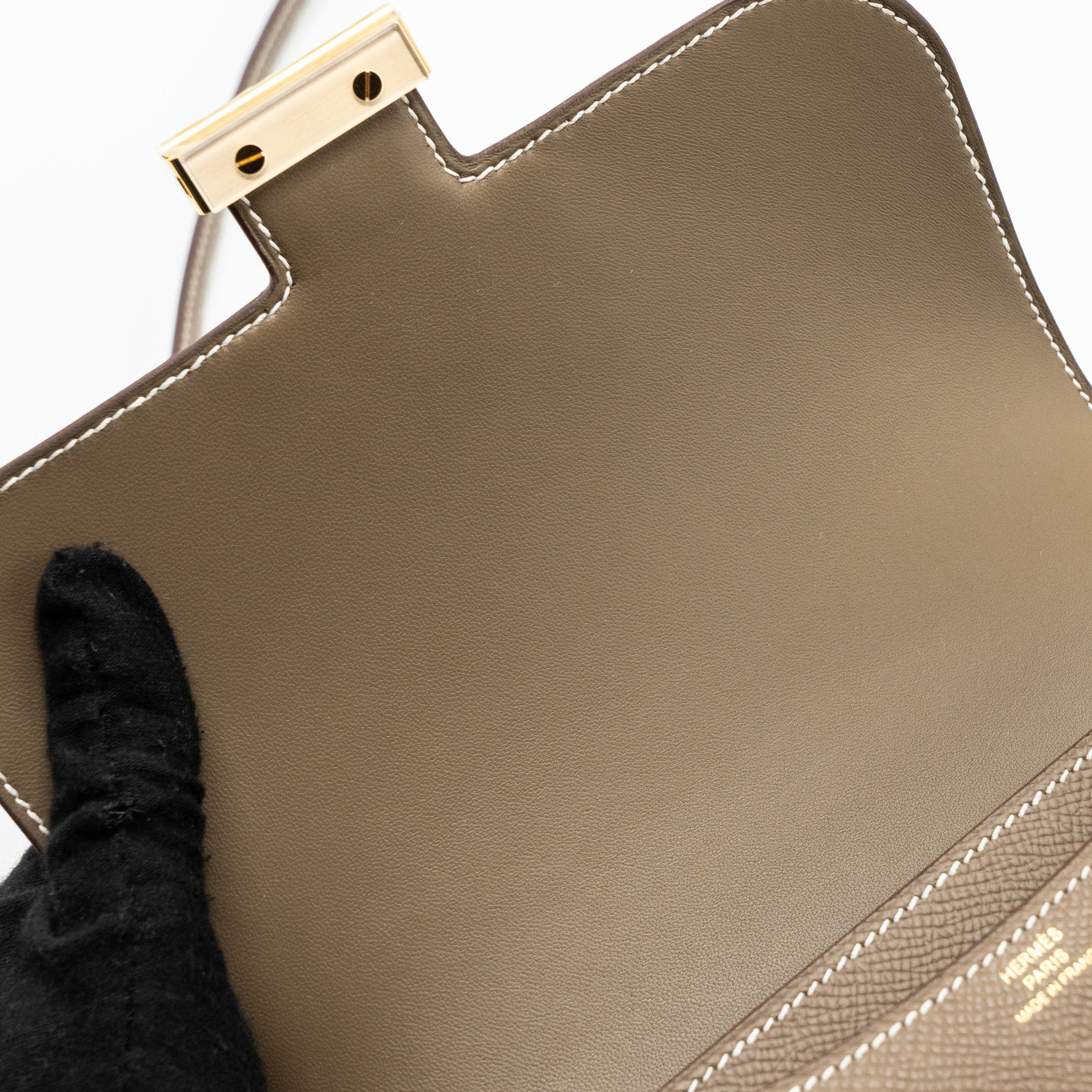 HERMES MINI CONSTANCE EPSOM ETOUPE GHW