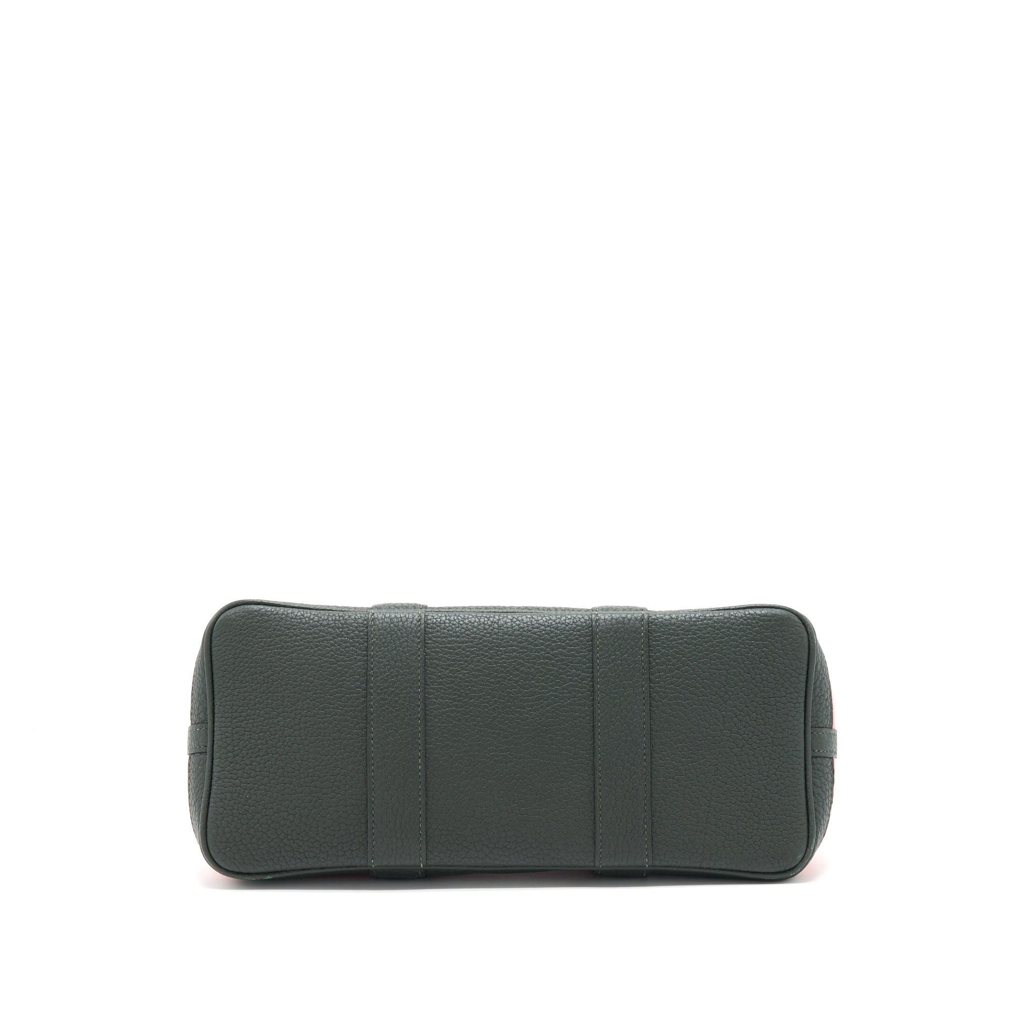 HERMES GARDEN PARTY 30 AZALEA PINK/ DARK GREEN