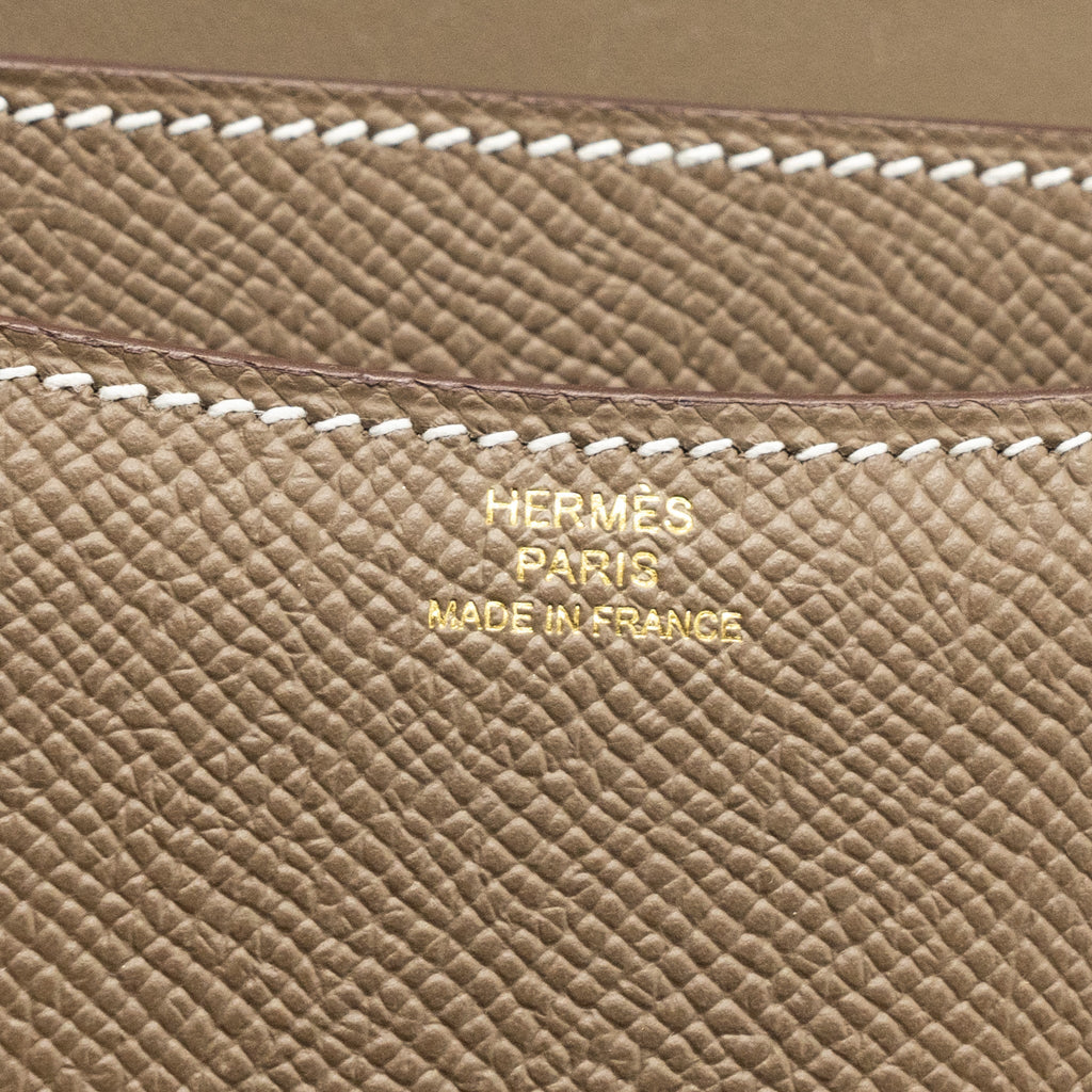 HERMES MINI CONSTANCE EPSOM ETOUPE GHW