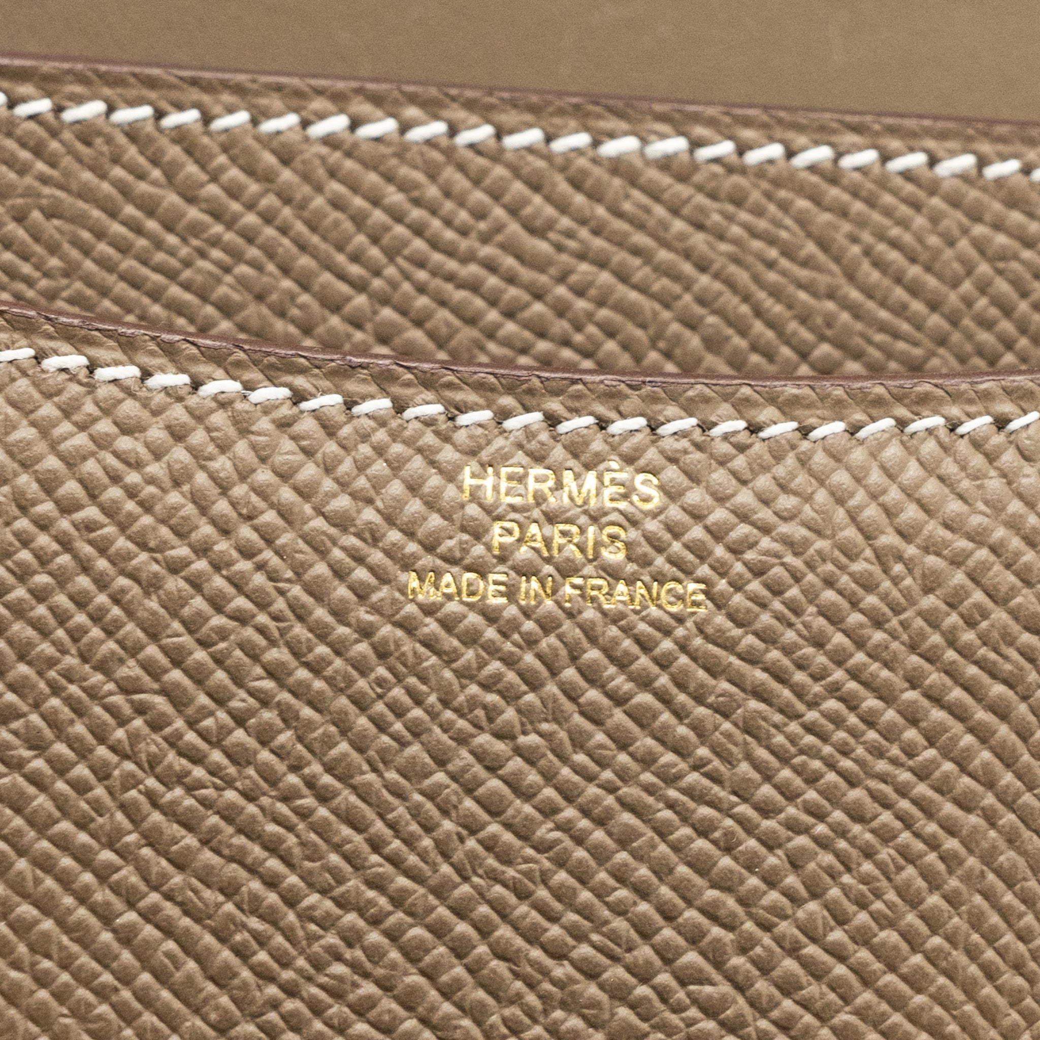 HERMES MINI CONSTANCE EPSOM ETOUPE GHW