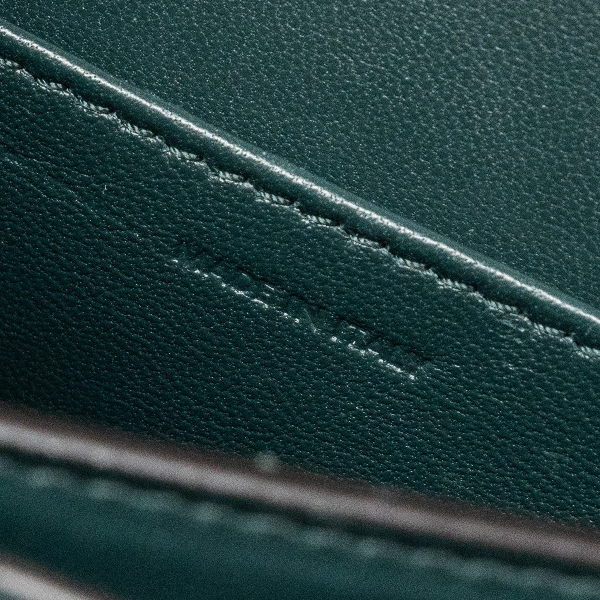 CELINE TEEN CLASSIC BOX BAG CALFSKIN DARK GREEN GHW