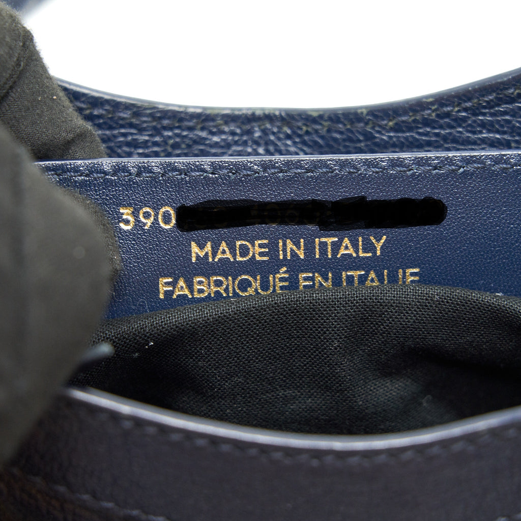 BALENCIAGA MINI CITY BAG NAVY GHW