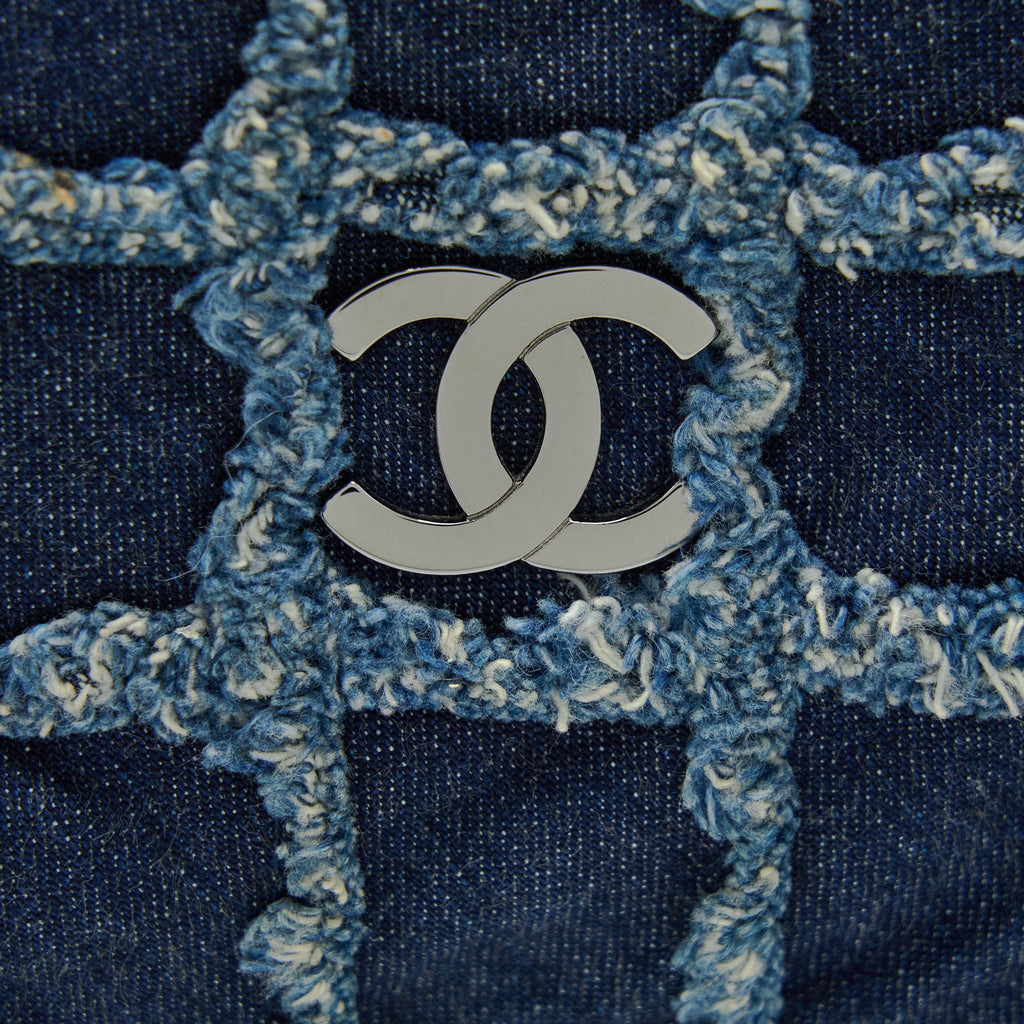 CHANEL SMALL DENIM SHOULDER BAG SHW