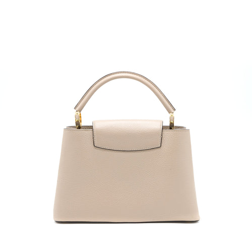 LOUIS VUITTON CAPUCINE MM TAURILLON GALET GHW