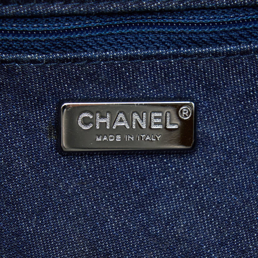 CHANEL SMALL DENIM SHOULDER BAG SHW
