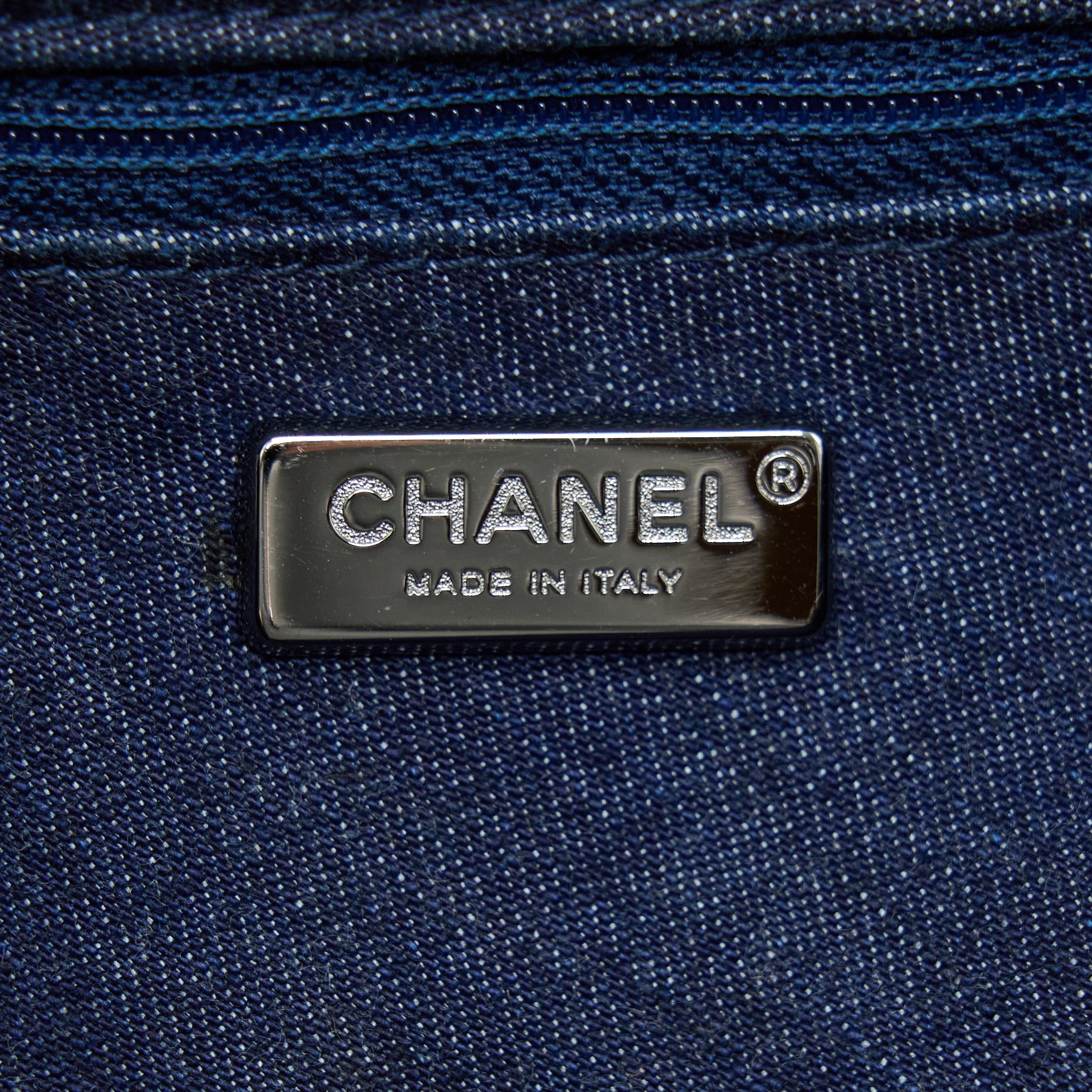 CHANEL SMALL DENIM SHOULDER BAG SHW