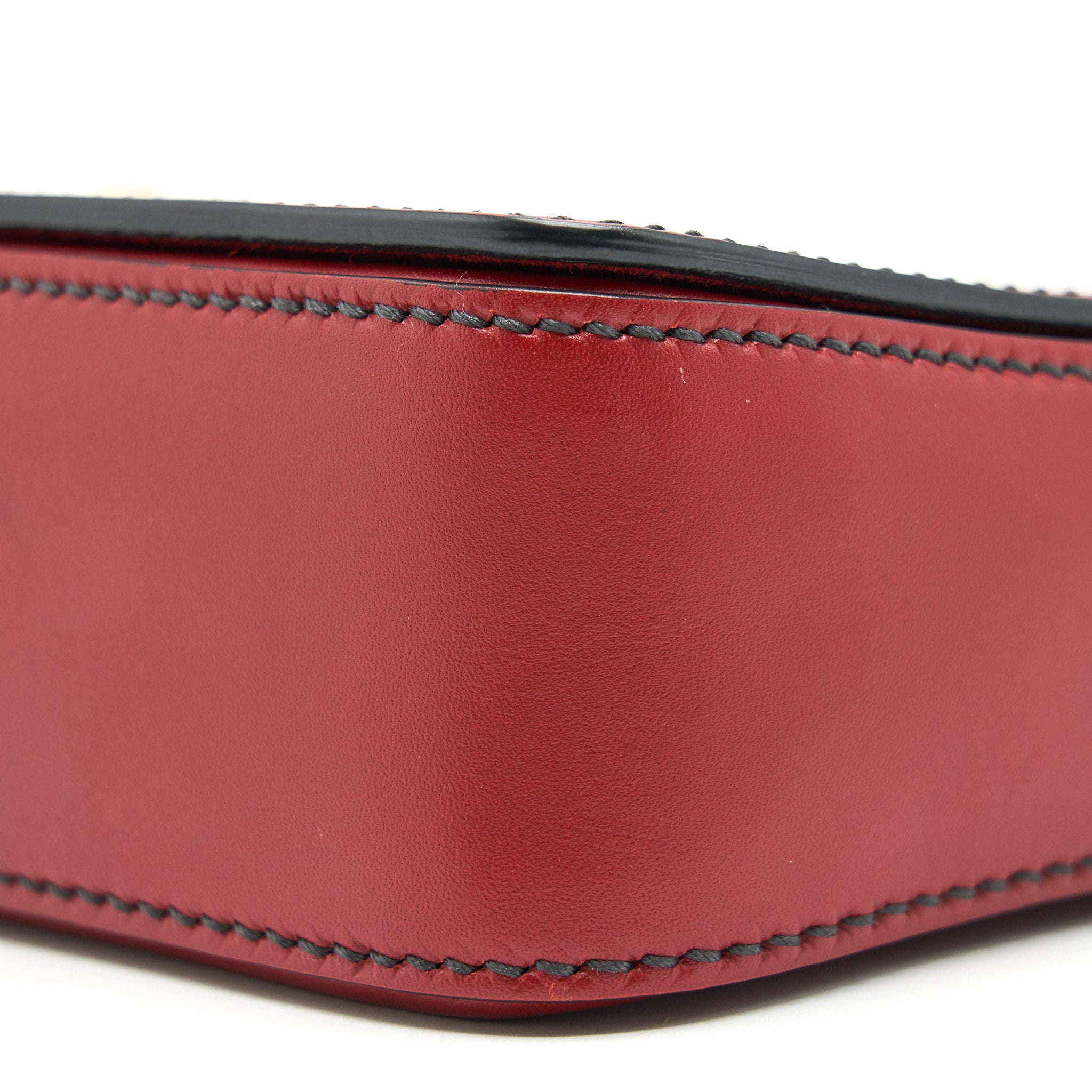 DIOR J'ADIOR CLUTCH WITH HANDLE RED WITH GHW
