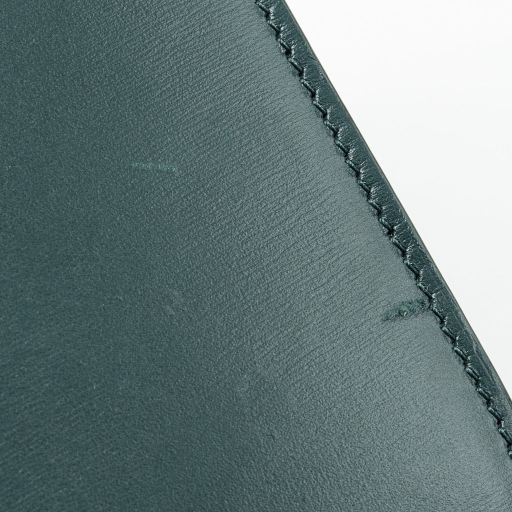 CELINE TEEN CLASSIC BOX BAG CALFSKIN DARK GREEN GHW