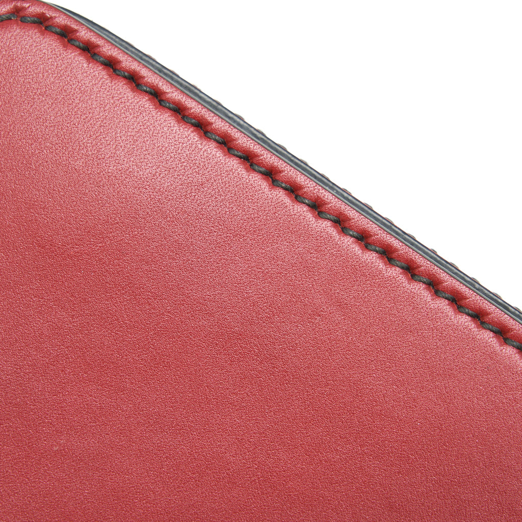 DIOR J'ADIOR CLUTCH WITH HANDLE RED WITH GHW