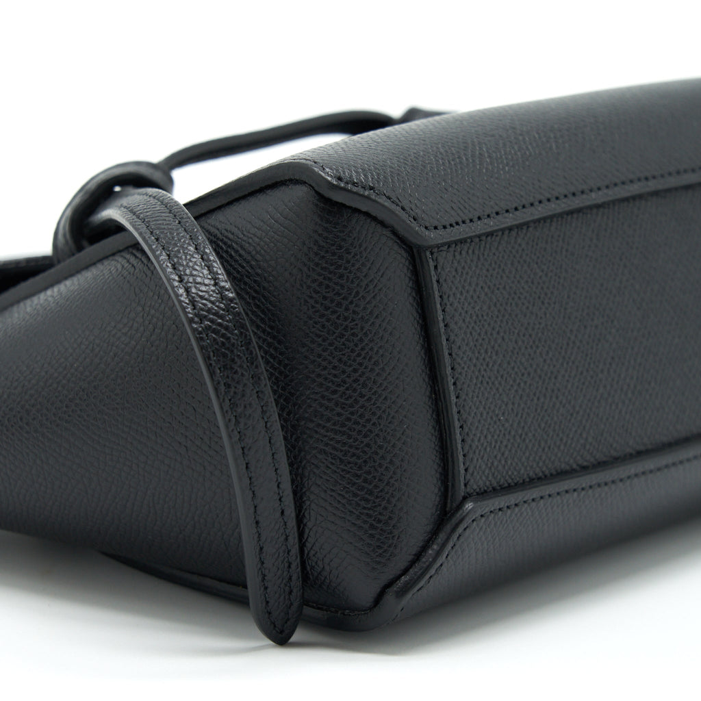 CELINE PICO BELT BAG CALFSKIN BLACK GHW