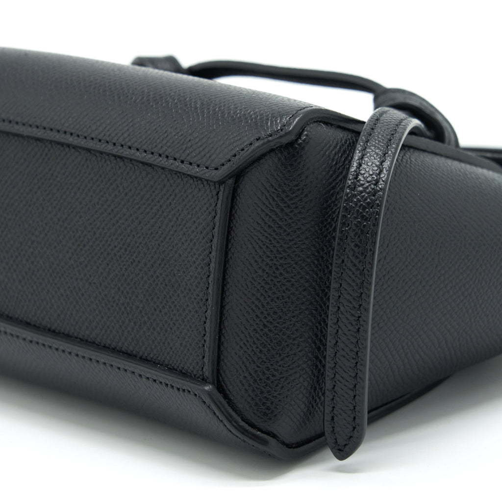 CELINE PICO BELT BAG CALFSKIN BLACK GHW