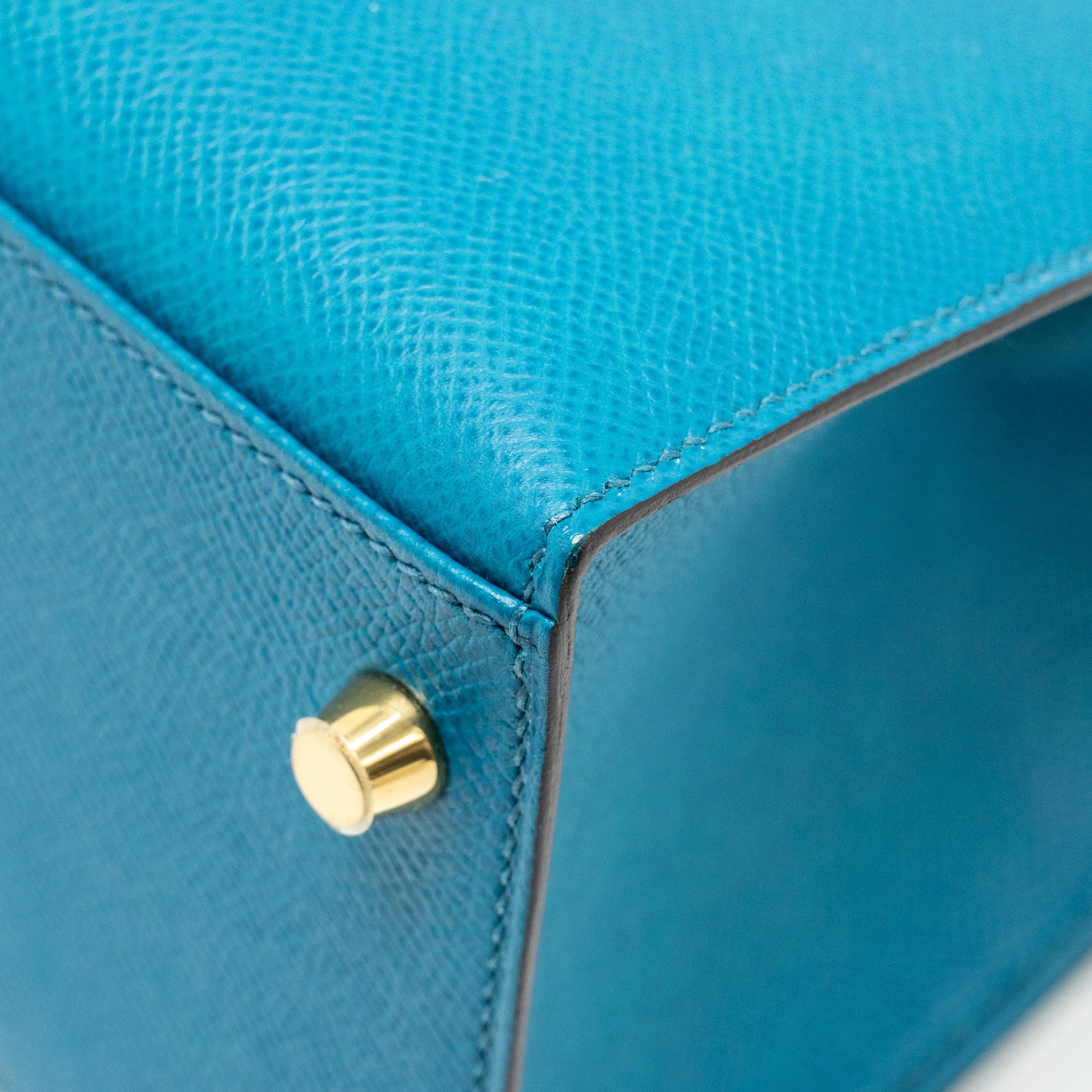 HERMES KELLY 28 EPSOM BLUE IZMIR GHW