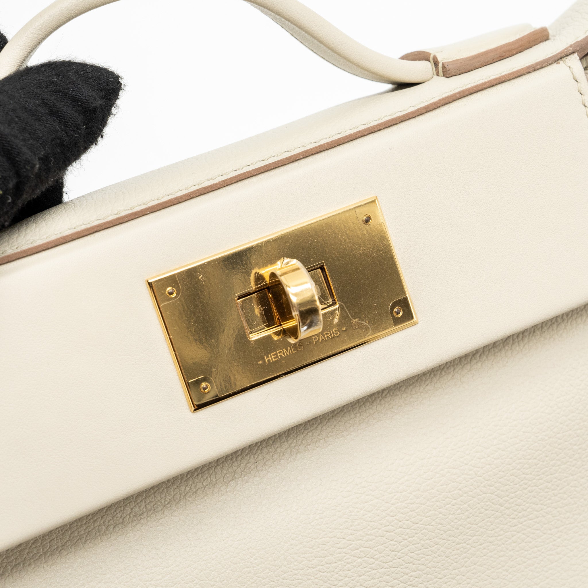 HERMES MINI 24/24 2424-21 BAG EVERCOLOR/SWIFT BETON GHW