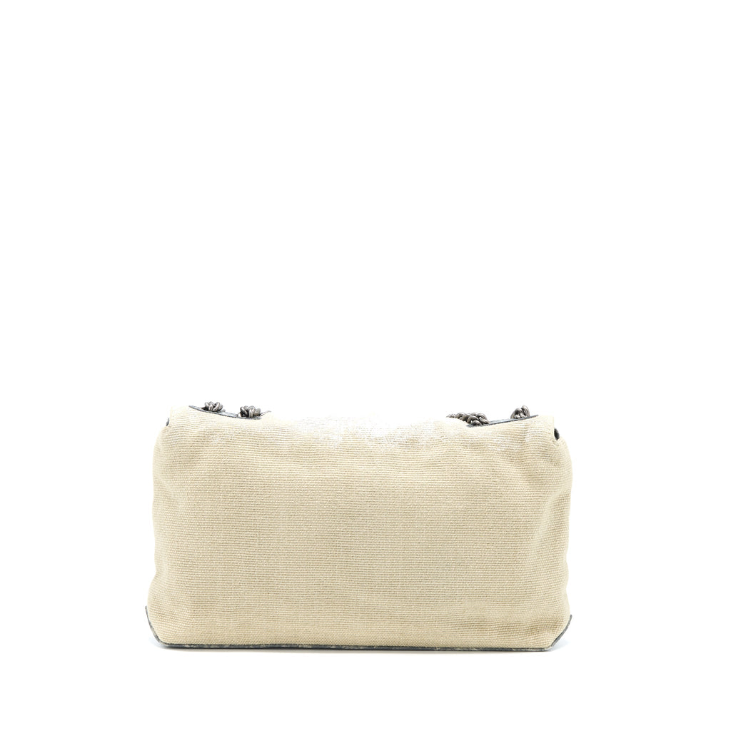 CHANEL GRAFFITI BAG FABRIC MULTICOLOUR RUTHENIUM SHW