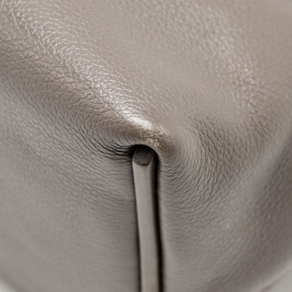 HERMES MINI 2424 24/24-21 BAG EVERCOLOR / SWIFT GRIS ETAIN SHW
