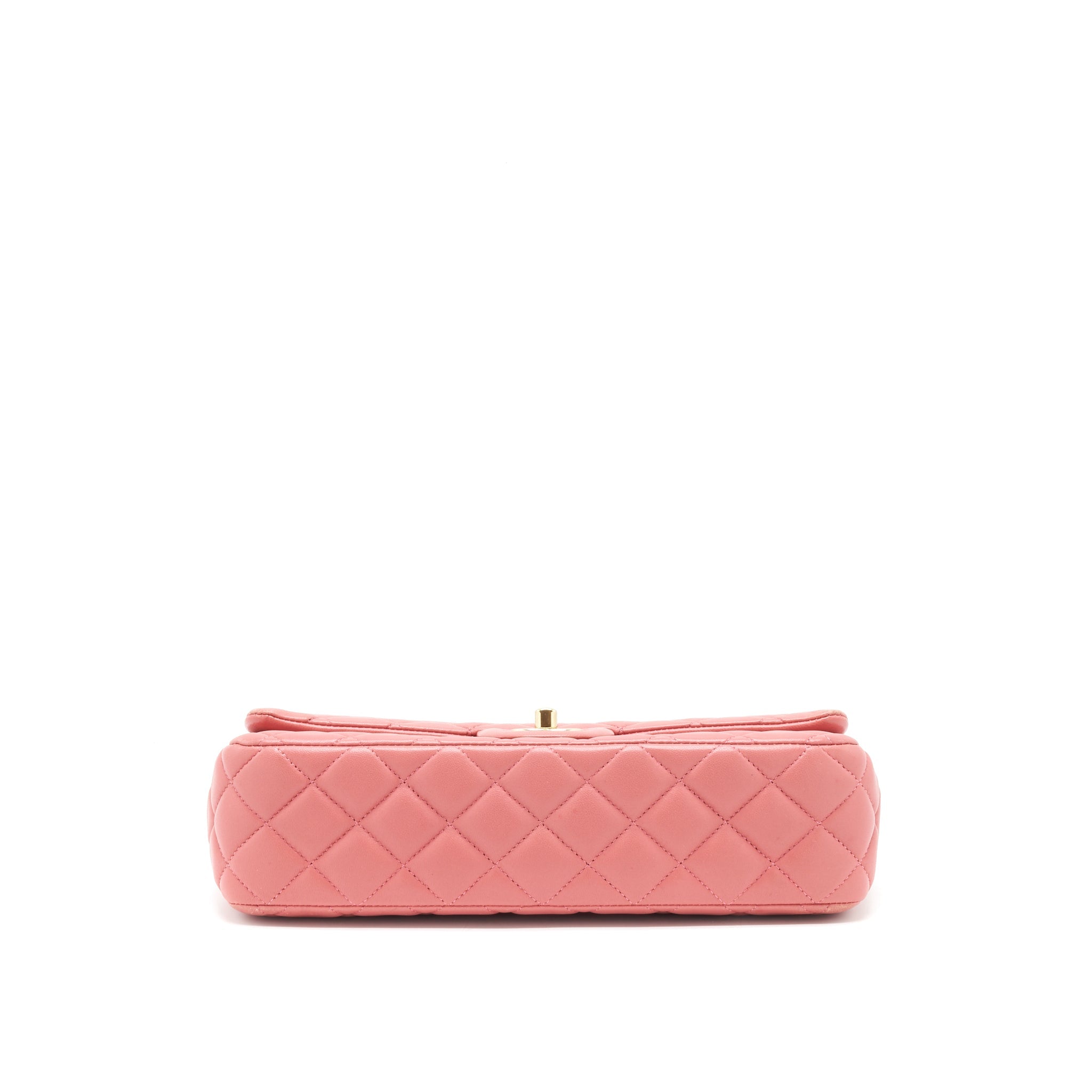 CHANEL LIMITED CHARM FLAP BAG LAMBSKIN PINK LGHW