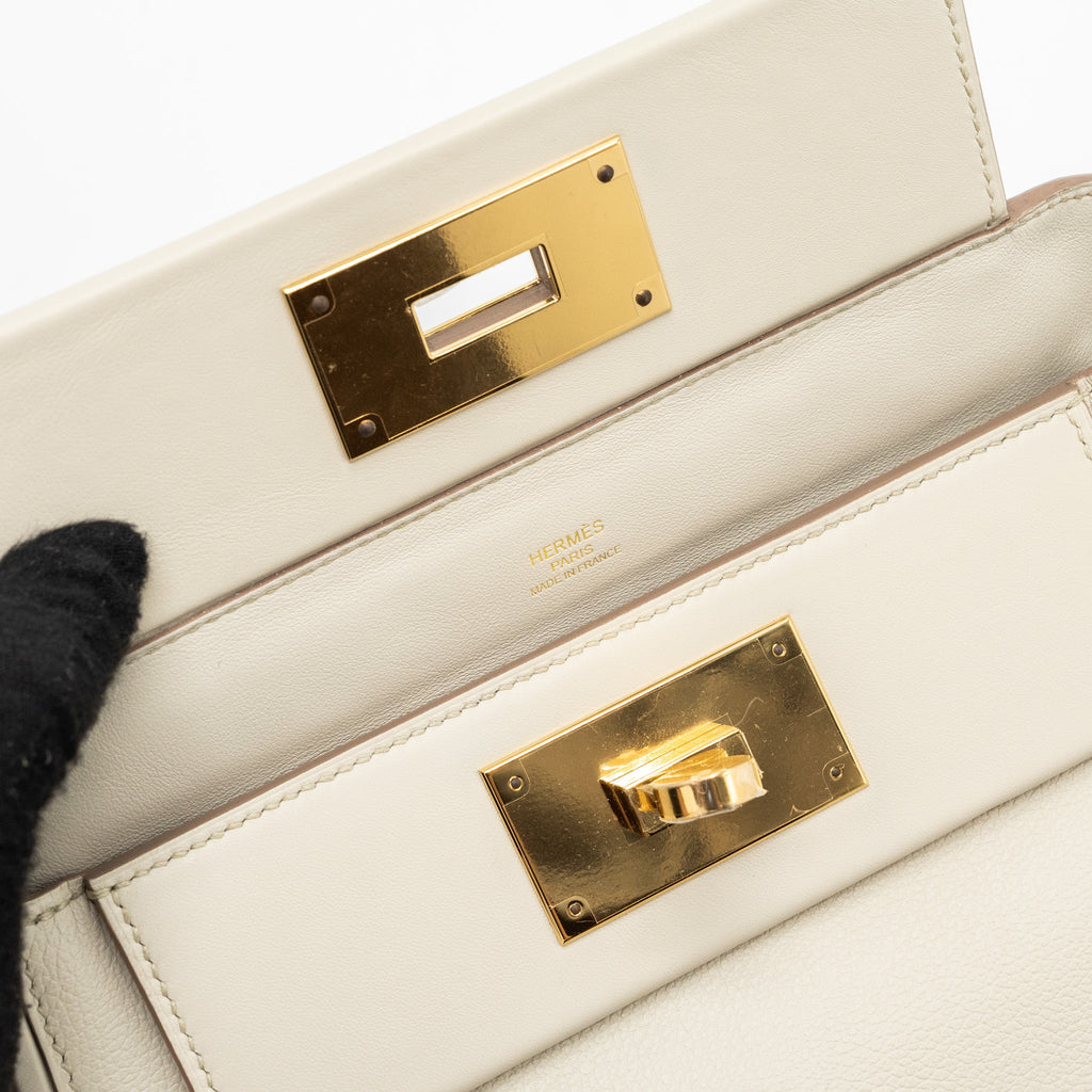 HERMES MINI 24/24 2424-21 BAG EVERCOLOR/ SWIFT BETON GHW