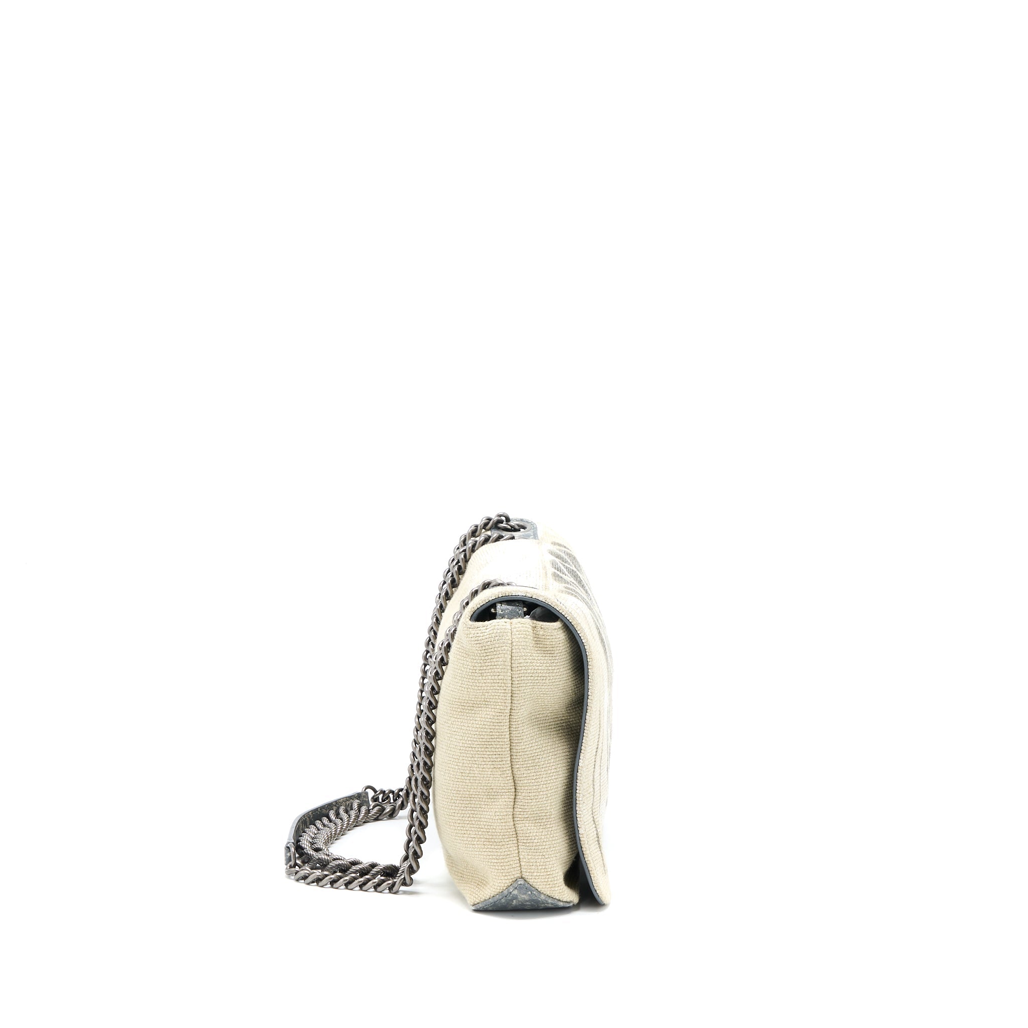 CHANEL GRAFFITI BAG FABRIC MULTICOLOUR RUTHENIUM SHW
