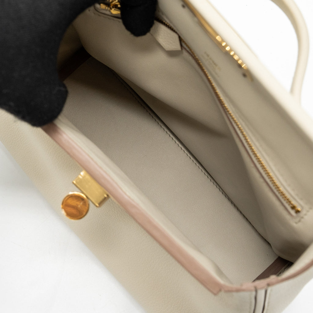 HERMES MINI 24/24 2424-21 BAG EVERCOLOR/SWIFT BETON GHW