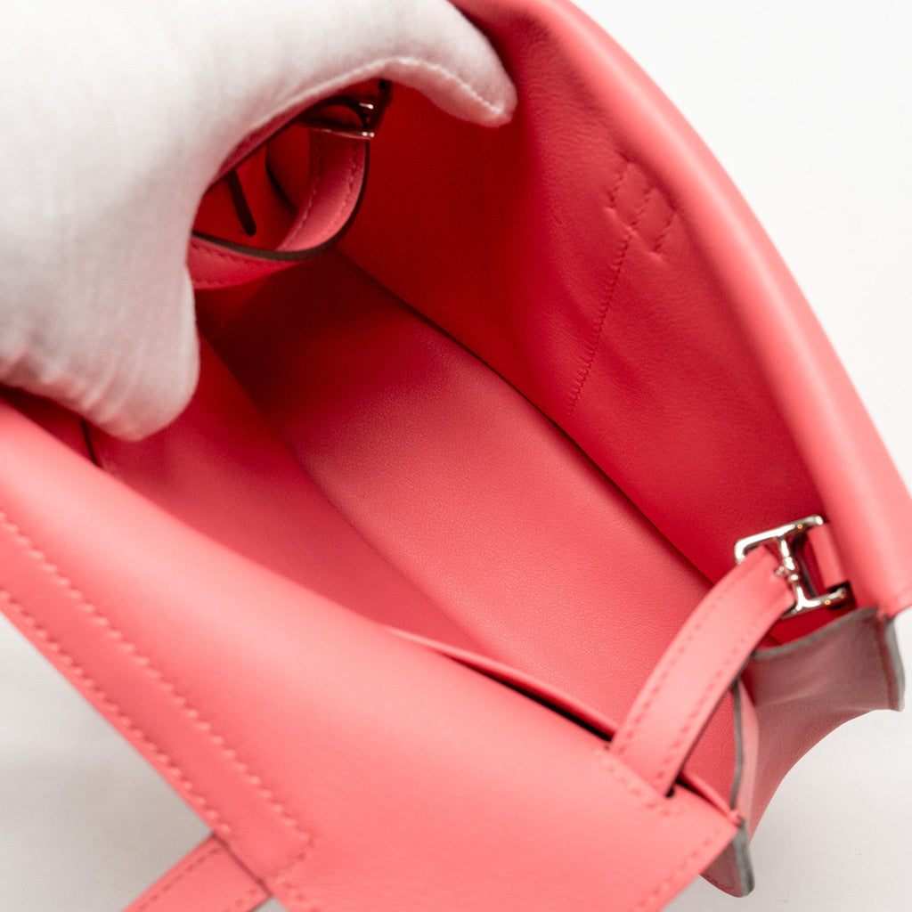 HERMES MINI HALZAN 22 SWIFT ROSE AZALEE SHW