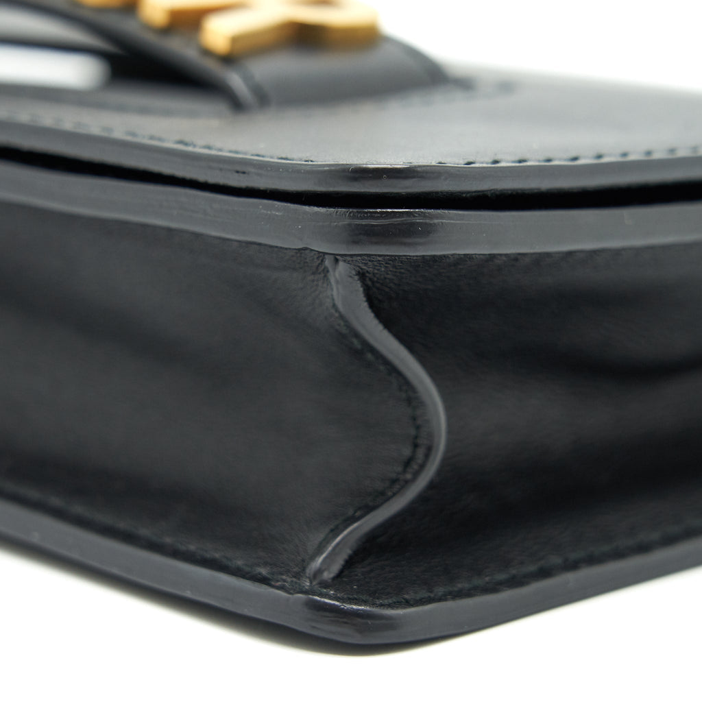 DIOR J'ADIOR MEDIUM FLAP BAG WITH CHAIN BLACK GHW