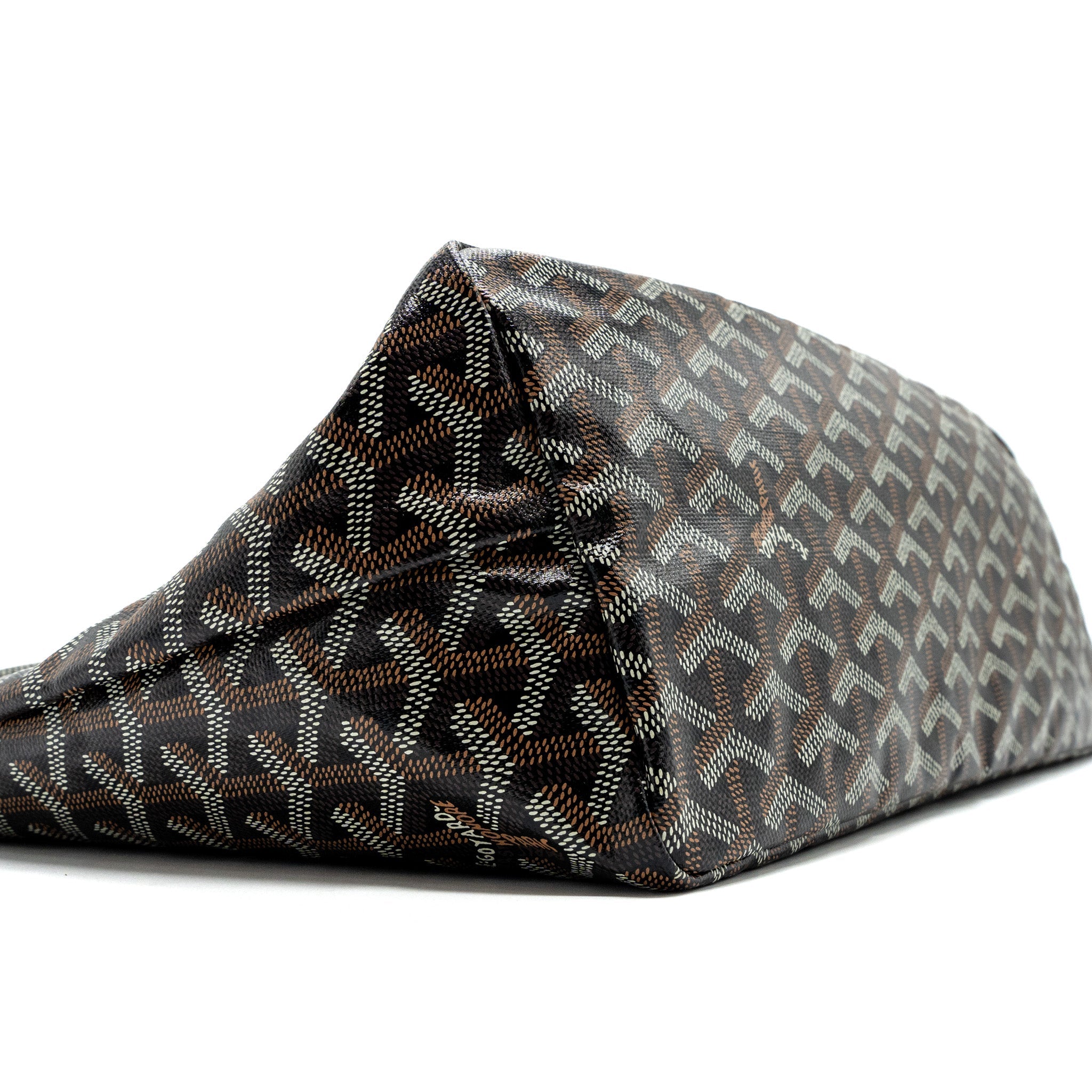 GOYARD BOHEME HOBO BAG CANVAS / CALFSKIN BROWN WITH NECESSARIES BAG ORGANIZER SHW